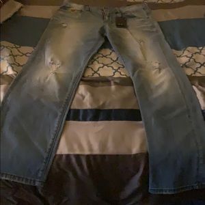 MEN’S ARMANI EXCHANGE FADED STRAIGHT LEG DENIM